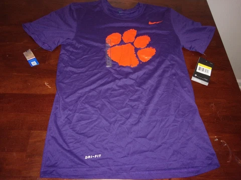 Clemson Tigers NEW mens small NIKE t shirt tee ncaa college Cover