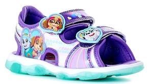 PAW PATROL EVEREST & SKYE aufleuchtende Sandalen Kleinkind Größen 7, 8, 9 oder 10 neu mit Etikett $ 35 - Bild 1 von 3