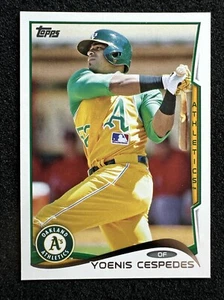 YOENIS CESPEDES #14 2014 Topps Baseball QTY Oakland Athletics - Picture 1 of 2