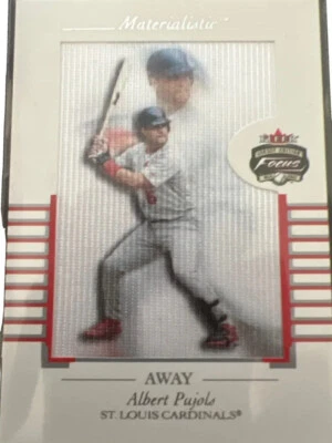 Albert Pujols 2002 Fleer MLB Focus Materialistic 15 of 15 M - Image 1 of 3