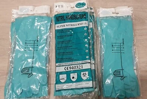 10 Paar  Nitril  Handschuhe  Arbeitshandschuhe  Einweghandschuh Chemikalienbest. - Bild 1 von 10