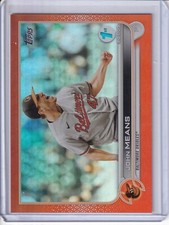 2022 Topps Series 1 1st Edition Orange /75 John Means #253