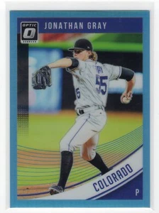 2018 Donruss Optic #50 Jonathan Gray Carolina Blue Prizm #03/50 - Picture 1 of 1