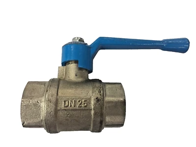 FESTO Pneumatics QH series QH-1 P/N 9545 Brass Ball Valve G1"  30 bar - Image 1 of 3