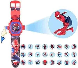 Spiderman- 24 Images Projector Watch Digital Wrist Watch For Boys And Girls-MCF - Picture 1 of 4