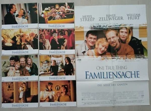 P158 Kinoplakat + 8 Aushangfotos FAMILIENSACHE / One True Thing - Meryl Streep - Picture 1 of 3