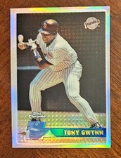 1996 Topps Chrome Refractor Tony Gwynn 1st Year Chrome - #97 HOF