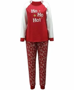 Familien Schlafanzug Damen passender Familienpyjama mit Ornament-Print, SMALL - Bild 1 von 3