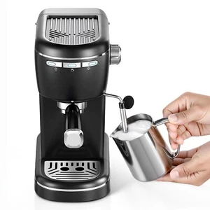 Siebträger/Filterkaffeemaschine Espresso Maschine Kaffee Halbautomat - Bild 1 von 10