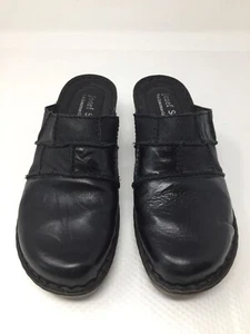 Josef Seibel 7.5 Leather Clogs The European Comfort Shoe - Picture 1 of 9