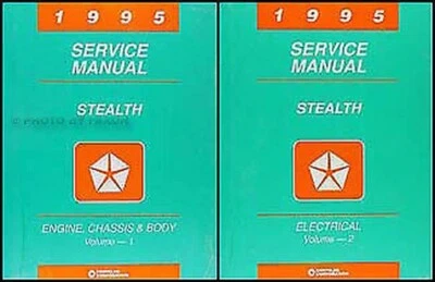 1995 Dodge Invisibile Servizio Manuale Set Riparazione Negozio Libri Include Due - Immagine 1 di 4