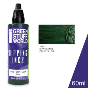 Green Stuff World Dipping ink 60 ml - ORK FLESH DIP New - Picture 1 of 3