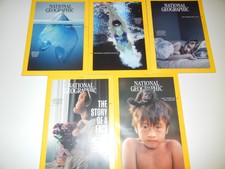 National Geographic 2018 (June, July, Aug, Sep, Oct) Lot of 5 Excellent Conditio