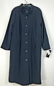 NWT US AIRWAYS Insulated 16WR Stan Herman Long Winter Trench Jacket Twin Hill - Picture 1 of 5