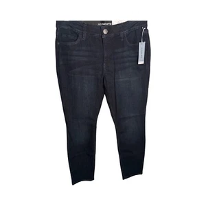 Elasticizzato Liz Claiborne Classic Slim Leg Flexi-Fit Comfort WaistTummy Control TG 8 - Foto 1 di 12