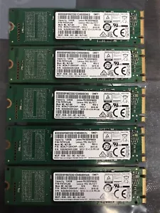 Lot of (5) Genuine Lenovo ThinkPad Samsung MZ-NLF1280 CM871 128GB SSD - Picture 1 of 2