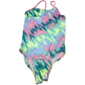 Nike Swimsuit One Piece Girl's Size Small Athleticwear Swimwear Multicolor - Picture 1 of 3