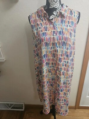 РАЗМЕР XL SPENSE разноцветный рубашка без рукавов платье INVPV3121 - Изображение 1 из 3