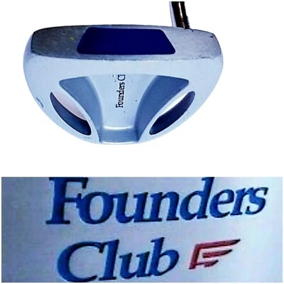 Founders Club Stainless Steel Mallet Putter RH 35" - Image 1 of 4