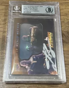 Josh Brolin SIGNED Thanos 2018 Avengers Strip Mined Metals BGS BAS AUTO - Picture 1 of 3