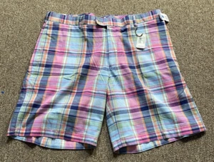 Nuevo con etiquetas Pantalones Cortos Peter Millar Para Hombres 38 Azul Rojo Corona a Cuadros Deporte Golf Adulto $95 - Imagen 1 de 11