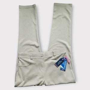 Nautica School Uniform Girls Jegging Size 16.5 Plus Khaki Stretch Pants - Picture 1 of 5