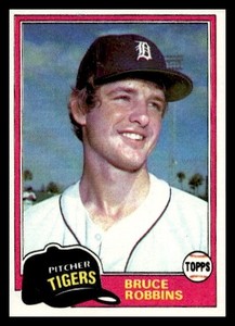 1981 Topps #79 Bruce Robbins Detroit Tigers Baseball card