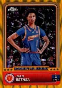 Jalil Bethea 2024 Topps Chrome McDonald’s All American Gold RayWave 20/50 #25 - Bild 1 von 2