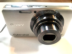 Sony Cyber Shot DSC-W630 silberne Digitalkamera aus Japan