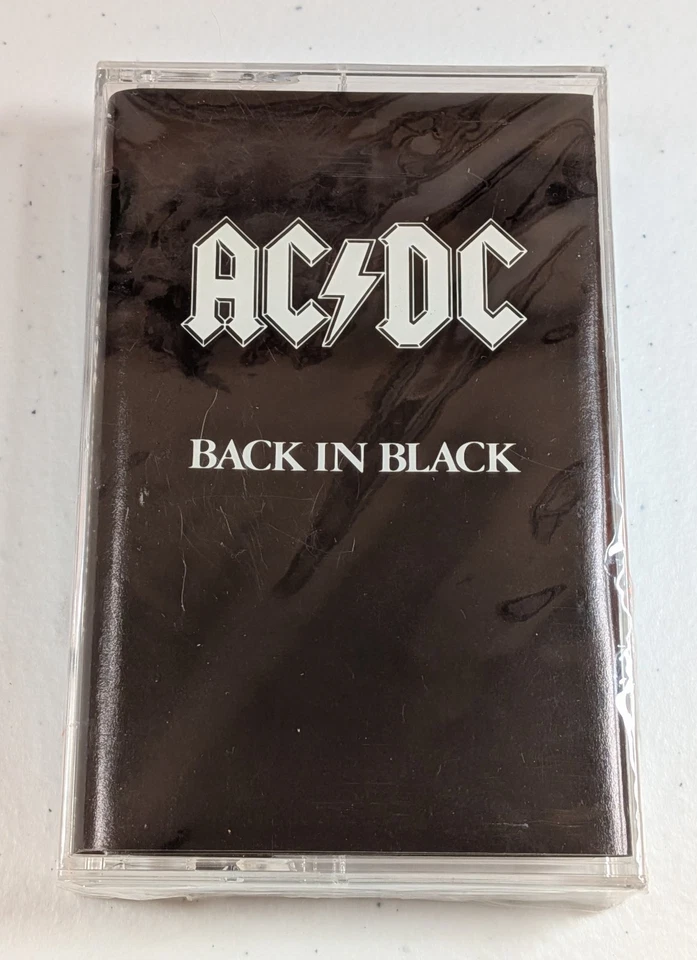 AC/DC Back in Black (Cassette) ATCO 92418-4 NOS sealed Clear Case MINT - Image 1 of 4