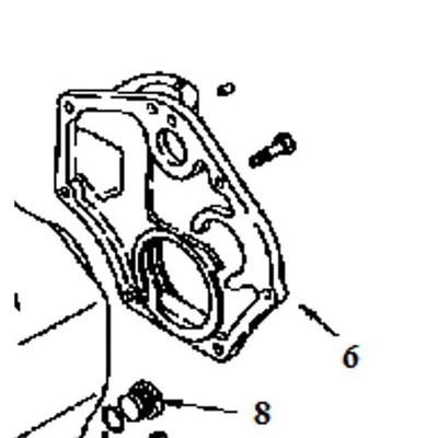 181197A1 New Rear Half Trans Housing Cover Fits Case-IH Tractor Models - Image 1 of 4