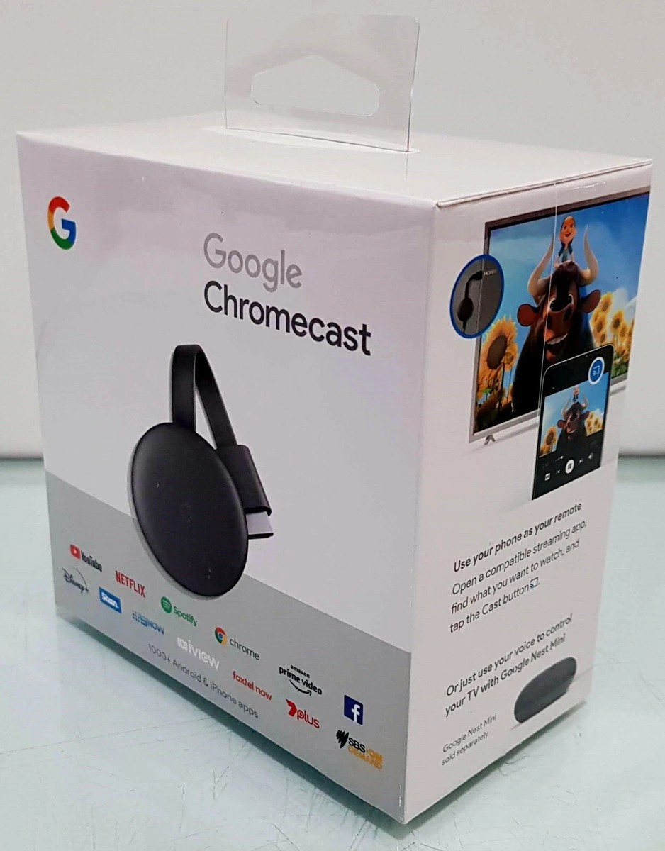 2、グーグル クロームキャスト 第3世代 NC2-6A5 GA00439-US Google Chromecast (3rd Gen) - Media Streamer - 2 Pack