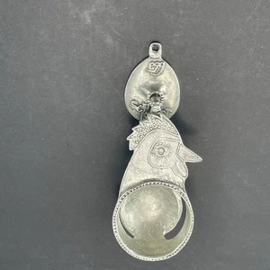 Ungewöhnlicher künstlerischer Hahn Ei Trenner mit eiförmigen Haken Set Wandhalterung - Bild 1 von 16