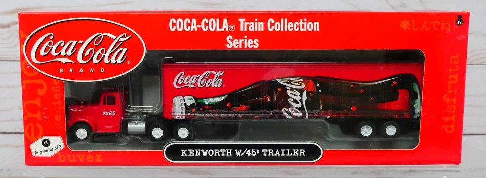 Athearn 8220 Coca Cola Train Collection Series Kenworth w/ 45' Trailer, HO Scale - Image 1 of 4