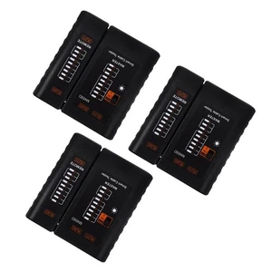  Set of 3 Lan Kabel Prüfgerät Netzwerk-kabeltester Verdrahtungstester - Bild 1 von 12