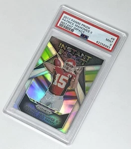 2017 Panini Prizm Patrick Mahomes Instant Impact Silver Rookie RC #8 PSA 9 - Picture 1 of 4