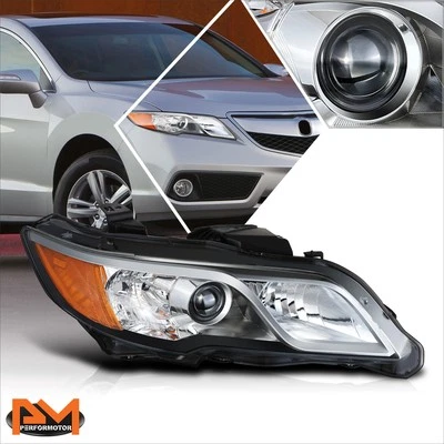 Faro proyector lateral pasajero estilo OE 13-15 Acura RDX carcasa cromada Foto 1 de 4