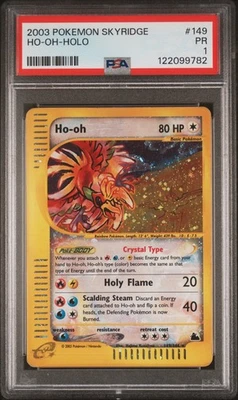 2003 POKEMON SKYRIDGE #149 HO-OH-HOLO PSA 1 - Image 1 of 2