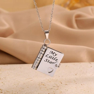 My Little Star Book Necklace,My Incredible Daughter BookNecklace C3P1 - image 1 of 4