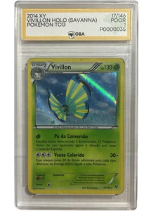 Card Pokémon Portuguese Vivillon XY 17/146 GBA1 | PSA Format Savannah Original - Picture 1 of 2
