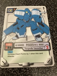 JUEGO DE CARTAS COLECCIONABLES GUNDAM M.S.WAR OZ2 PISCIS TCG - Imagen 1 de 2