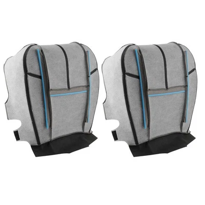 Cubierta de asiento de cuero del lado izquierdo derecho para Chevrolet Avalanche Tahoe 2007-2013 negra Foto 1 de 4