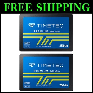 256GBx2 SSD 2 Pack SATA III 6Gb/s 2.5" 200TBW - Picture 1 of 11