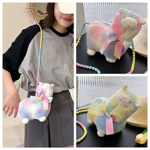 Doll Plush Shoulder Bag Bead Cartoon Shoulder Bag Children - Picture 1 of 14