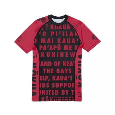 Hot Sale Albino and Preto E Kokua no Maui Rash Guard SS • Black • BRAND - Image 1 of 2