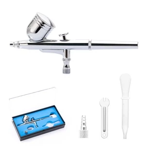 Airbrush Kit Dual-Action Gravity Feed Airbrush Set with a 0.3mm Tip and 1/4 o... - Picture 1 of 5