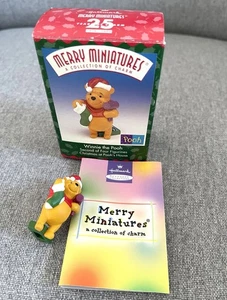 1999 Disney Hallmark Miniatur Ornament Stück Winnie Puuh - Bild 1 von 8