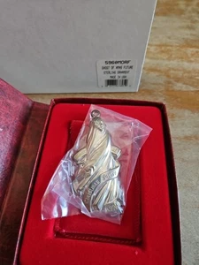 Oneida 1995 plata esterlina un cuento de Navidad adorno fantasma del futuro de Navidad nuevo en caja - Imagen 1 de 5
