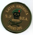 Patch, SPECIAL FORCES DEA JOINT OPS to LATIN AMERICA CATCH-or-KILL Pablo Escobar
