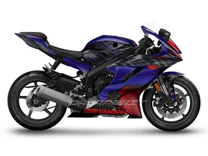 NEW Graphic kit for YZF - R6 (2018~) Full Graphic kit (STR-BLR) - Picture 1 of 7